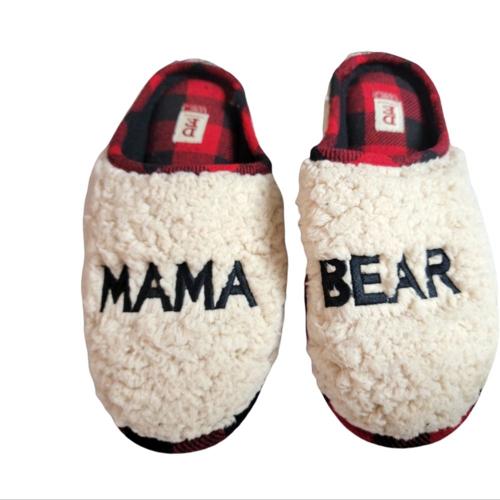 Dear Foam Mama Bear Slippers Size 11-12